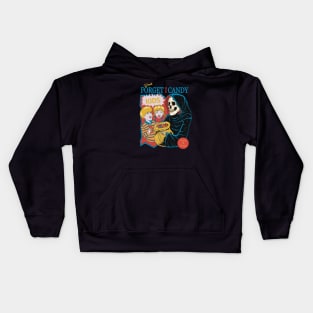 Don’t forget your halloween candy, kids! Kids Hoodie